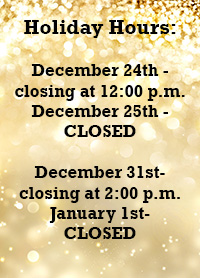 Holiday Hours